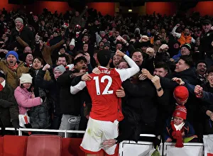 Arsenal's Triumph: Saliba's Goal, Arsenal FC vs Manchester United, Premier League 2022-23