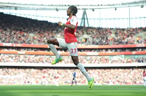 Arsenal V Stoke City 2011-2012 Prints: Arsenal's Triumph over Stoke City: Gervinho's Goal - 3:1 Premier League Victory