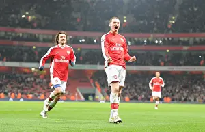 Arsenal's Triumph: Vermaelen and Rosicky Celebrate the 3rd Goal Against Bolton Wanderers (4:2), 2010