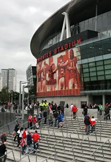 Arsenal V Birmingham City 2009-10 Prints: Arsenal's Triumphant Debut: 3-1 Victory Over Birmingham City - Unveiling of Arsenalization at Emirates Stadium