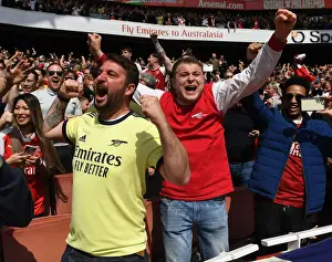 Arsenal V Manchester United 2021-22 Prints: Arsenal's Triumphant Third Goal: Crushing Manchester United in the 2021-22 Premier League