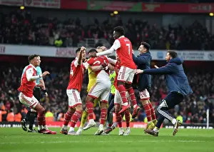 Arsenal's Triumphant Third: Nelson Scores in Euphoric Atmosphere vs AFC Bournemouth (2022-23)