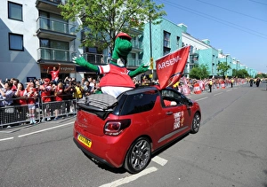 Arsenal's Triumphant Trophy Parade in Islington, May 18, 2014