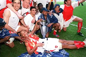 Arsenal's Triumphant Victory Celebration at White Hart Lane, FA Premiership 2003-04