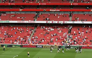 Arsenal V Portsmouth 2007-08 Prints: Arsenal's Triumphant Warm-Up: 3-1 Victory over Portsmouth in the Premier League