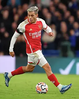 Chelsea V Arsenal 2023-24 Prints: Arsenal's Trossard Charges Forward in Chelsea Showdown - Premier League 2023-24