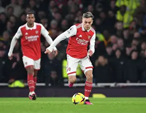 Arsenal V Manchester United 2022-23 Prints: Arsenal's Trossard Faces Manchester United in Premier League Clash