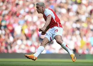 Arsenal V Wolverhampton Wanderers 2022-23 Prints: Arsenal's Trossard Faces Wolverhampton in 2022-23 Premier League Showdown