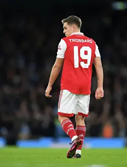 Manchester City V Arsenal 2022-23 Prints: Arsenal's Trossard Prepares for FA Cup Battle against Manchester City