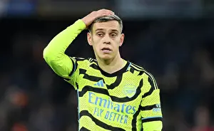 Luton Town V Arsenal 2023-24 Prints: Arsenal's Trossard Reacts During Luton Town Clash in 2023-24 Premier League