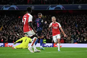 Arsenal V Sevilla 2023-24 Prints: Arsenal's Trossard Scores First Goal: Arsenal FC vs Sevilla FC
