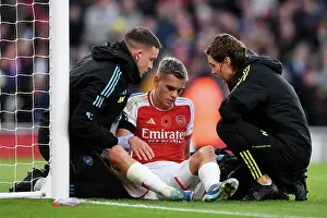 Arsenal's Trossard Scores and Injures Himself: First Goal vs Burnley (2023-24)