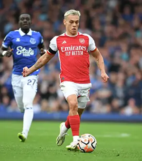 Everton V Arsenal 2023-24 Prints: Arsenal's Trossard Shines in Everton Clash: Premier League 2023-24