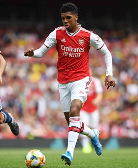Emirates Cup Collection: Arsenal's Tyreece John-Jules Stars in Emirates Cup Showdown Against Olympique Lyonnais, 2019