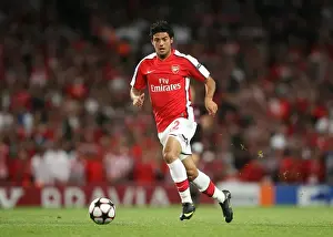 Arsenal V Olympiacos 2009-10 Prints: Arsenal's Unforgettable 2-0 Victory over Olympiacos: Carlos Vela's Game-Winning Goal