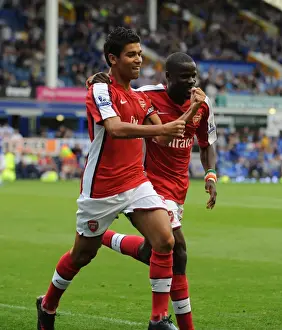 Everton V Arsenal 2009-10 Prints: Arsenal's Unforgettable 6-1 Victory: Eduardo's Brace and Eboue's Jubilation (August 2009)