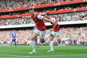 Arsenal V Bolton Wanderers 2010-11 Prints: Arsenal's Unforgettable First-Goal Partnership