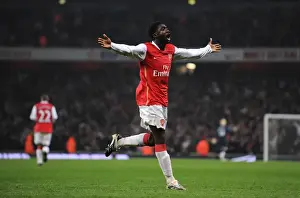 Arsenal V Middlesbrough 2007-08 Prints: Arsenal's Unforgettable Strike: Kolo Toure's Thrilling Goal vs