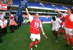 Tottenham V Arsenal Prints: Arsenal's Unforgettable Victory: Gilberto's Goal Secures the Premier League Title at White Hart Lane