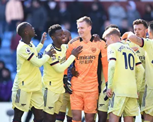 Arsenal's Unforgettable Victory: Pepe, Nketiah, Leno, Smith Rowe, and Xhaka Celebrate