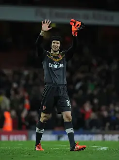 Arsenal V Everton 2015/16 Prints: Arsenal's Unforgettable Victory: Petr Cech's Saving Grace Against Everton (2015/16)