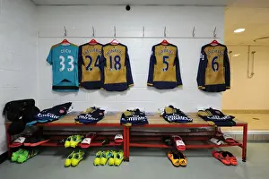 Bournemouth V Arsenal 2015-16 Prints: Arsenal's Unified Focus: Pre-Match Huddle before Bournemouth Clash