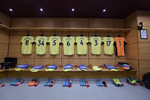 Arsenal's United Team Spirit: Pre-Match Huddle Before Aston Villa vs Arsenal, Premier League 2021-22