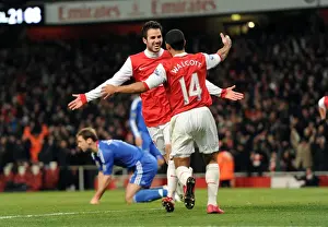 Arsenal V Chelsea 2010-11 Prints: Arsenal's Unstoppable Duo