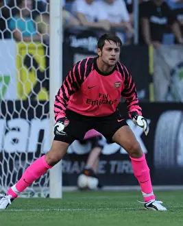 Sturm Graz V Arsenal 2010-11 Prints: Arsenal's Unstoppable Force: Fabianski's Shutout in Arsenal's 4-0 Victory over Sturm Graz (2010)