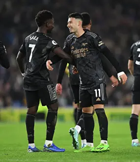 Arsenal's Unstoppable Four-Goal Blitz: Martinelli and Saka's Euphoric Moment (2022-23)