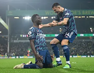 Arsenal's Unstoppable Partnership: Saka and Xhaka's Brilliant Goal Celebration vs. Norwich City