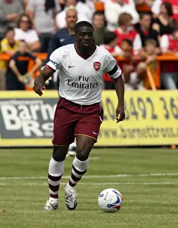 Barnet V Arsenal 2007-08 Prints: Arsenal's Unstoppable Pre-Season Form: Kolo Toure Shines in 2-0 Victory over Barnet (14/7/07)