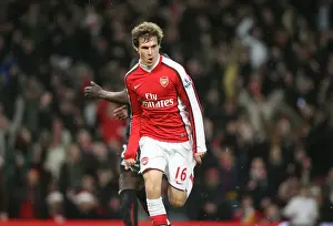Arsenal V Stoke City 2009-10 Prints: Arsenal's Unstoppable Ramsey: 2-Goal Blitz Against Stoke City (5-12-2009)