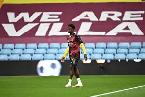 Arsenal's Unyielding Warrior: Bukayo Saka's Determination at Aston Villa, Premier League 2019-2020