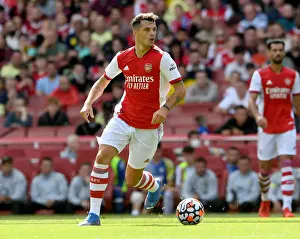 Arsenal V Chelsea - Pre Season Friendly 2021-22 Prints: Arsenal's Unyielding Xhaka: Pre-Season Victory over Chelsea