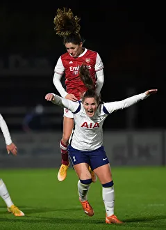 Arsenal's Van de Donk Soars Above Tottenham in Empty FA WSL Cup Match