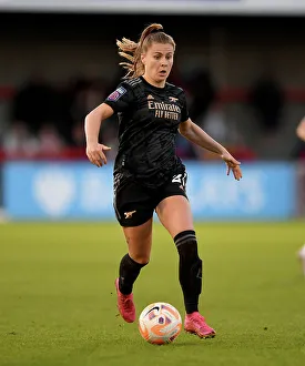 Brighton And Hove Albion Women V Arsenal Women 2022-23 Prints: Arsenal's Victoria Pelova in Action against Brighton & Hove Albion in FA Women's Super League (2022-23)