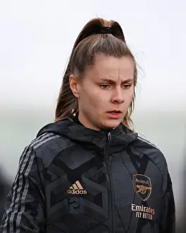 Manchester City Women V Arsenal Women 2022-23 Prints: Arsenal's Victoria Pelova Gears Up for Manchester City Showdown in FA Women's Super League