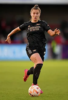 Brighton And Hove Albion Women V Arsenal Women 2022-23 Prints: Arsenal's Victoria Pelova Sprints Past Brighton in FA Women's Super League Clash