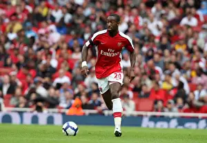 Arsenal V Athletico Madrid 2009-10 Prints: Arsenal's Victory Over Atletico Madrid: Johan Djourou's Game-Changing Performance (2:1)