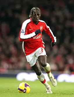 Arsenal V Wigan 2008-9 Prints: Arsenal's Victory: Bacary Sagna Scores the Winner Against Wigan Athletic