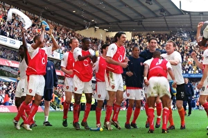 Arsenal's Victory Celebration at White Hart Lane, FA Premiership 2003-04