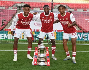 Arsenal V Chelsea FA Cup Final 2020 Prints: Arsenal's Empty Victory: FA Cup Final Against Chelsea at Wembley Stadium during the Pandemic