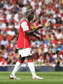 Arsenal V Paris Saint Germain 2007-08 Prints: Arsenal's Victory Over Paris Saint-Germain: Bacary Sagna's Standout Performance (2:1)