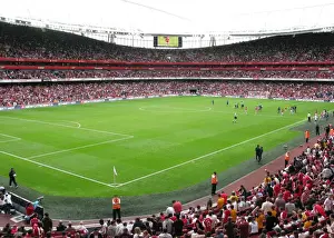 Arsenal V Real Madrid Prints: Arsenal's Victory over Real Madrid at Emirates Stadium: Citroen Ad Boards