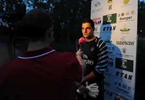 SC Neusiedl V Arsenal Prints: Arsenal's Victory: Vito Mannone Shines in 4-0 Crush of SC Neusiedl