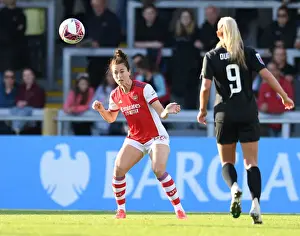 Arsenal's Viki Schnaderbeck in Action: Arsenal Women vs Everton Women, FA WSL 2021-22