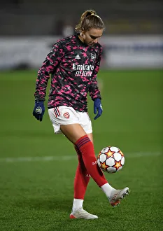 Hoffenhiem V Arsenal Women 2021-22 Prints: Arsenal's Vivianne Miedema: Unwavering Determination Ahead of UEFA Women's Champions League Showdown vs
