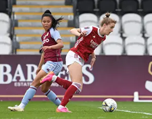 Arsenal Women V Aston Villa Women 2020-21 Prints: Arsenal's Vivianne Miedema in Action: FA WSL Clash Against Aston Villa at Empty Meadow Park (2021)