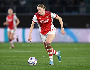 Images Dated 31st March 2022: Arsenal's Vivianne Miedema in Action against VfL Wolfsburg in UEFA Women's Champions League